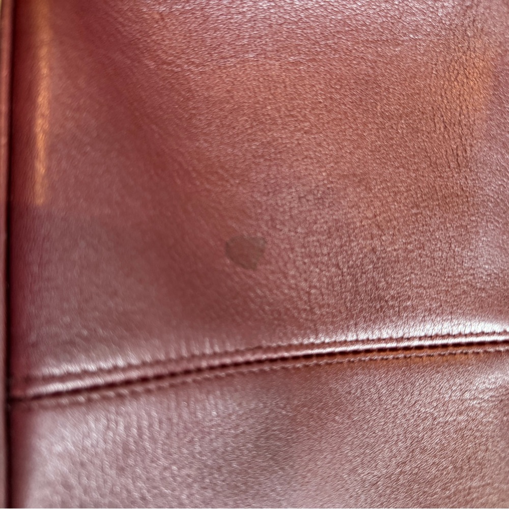 Tignanello Deep Burgundy Leather Crossbody with Tassel - Picture 14 of 14